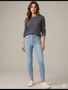 22 NWT LOFT High-Rise Light Blue Skinny Jeans